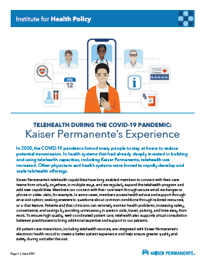 Cover Of Telehealth Booklet