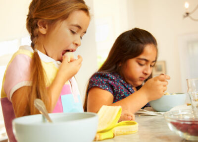Children eating