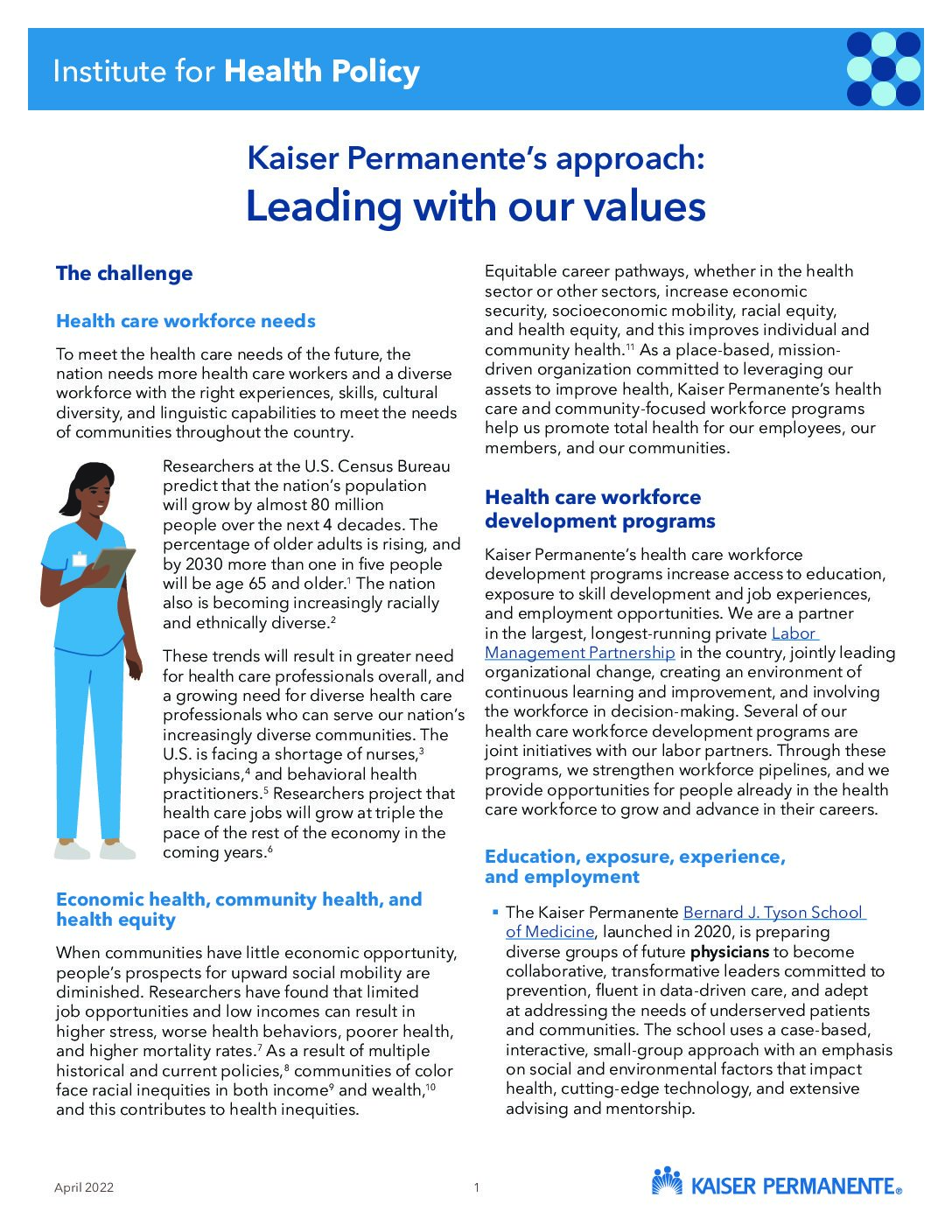 Understanding the value of the Kaiser Permanente model: Integrated care ...