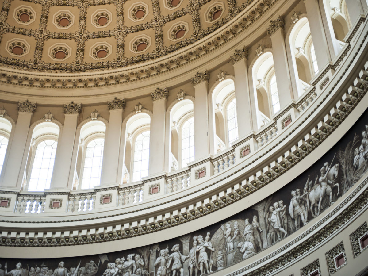 The US Capitol Dome, Interior, Washington DC