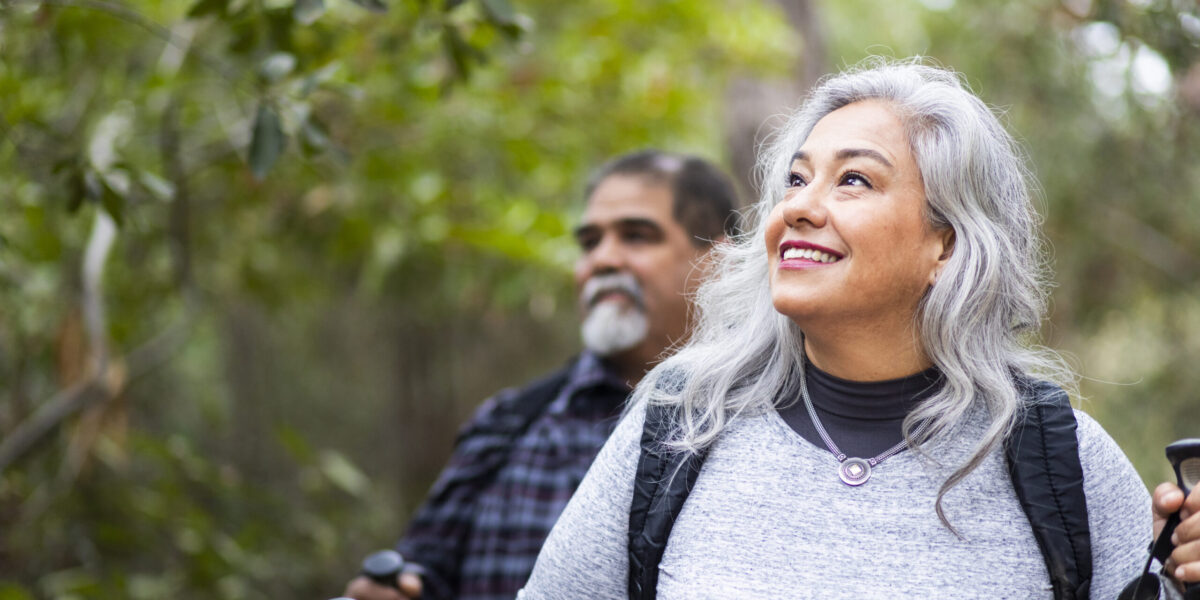 Senior Mexican Couple Hiking